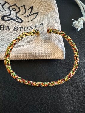 Buddha Stones Multicolored Braided Bracelet
